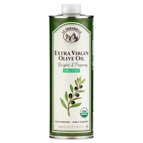 La Tourangelle Peppery Organic Extra Virgin Olive Oil (1L)