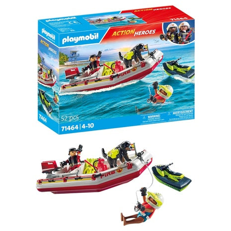 Playmobil Fireboat with Aqua Scooter