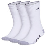 3-Pairs Of adidas Men's Cushioned Crew Socks With Arch Compression