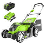 Greenworks 40V 17" Cordless Lawn Mower with 4.0Ah Battery & Charger