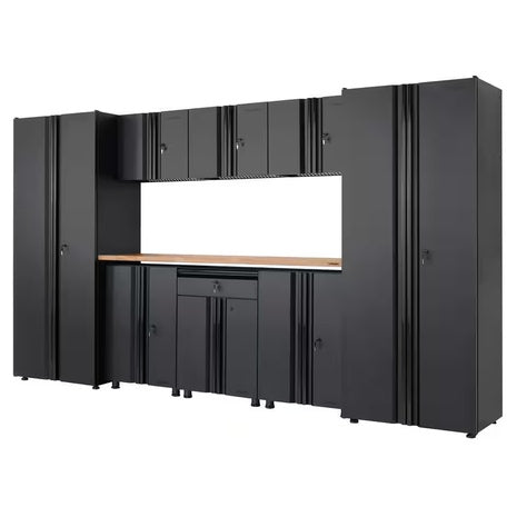 Husky 9-Piece Regular Duty Welded Steel Garage Storage System