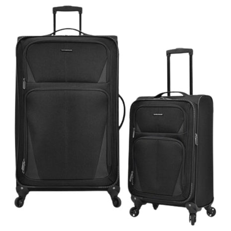 2-Piece U.S. Traveler Aviron Bay Expandable Softside Luggage