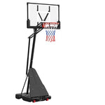 Portable Basketball Hoop With 44" Shatterproof Backboard