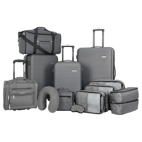 14-Piece Travelers Club Riddock Luggage & Accessory Set
