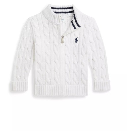 Polo Ralph Lauren Baby Boys' Cable Full-Zip Sweater