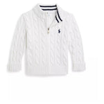 Polo Ralph Lauren Baby Boys' Cable Full-Zip Sweater
