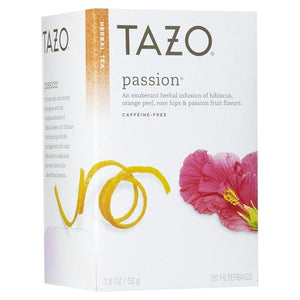 20 Tazo Passion Herbal Tea Filterbags