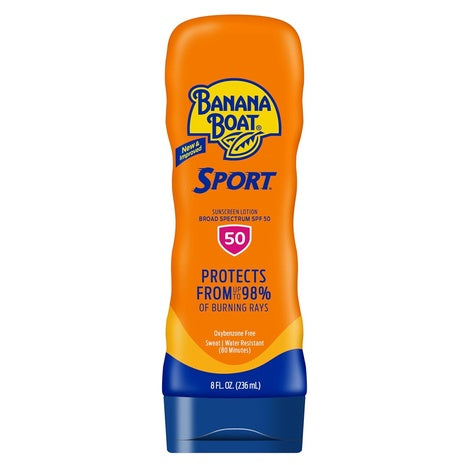 Banana Boat Sport Ultra SPF 50 Sunscreen Lotion (8oz)