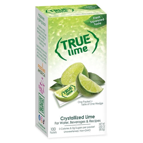 100 True Lime Water Enhancer Packets