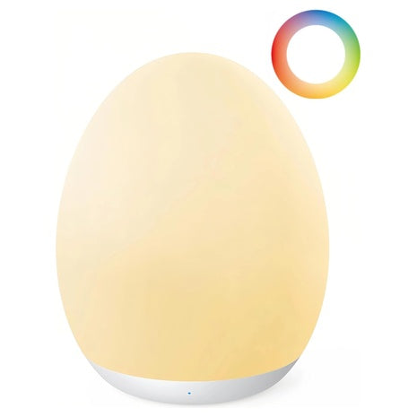 Color-Changing Egg Night Light with Touch Control
