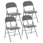4-Pack Dumos Padded Folding Chairs