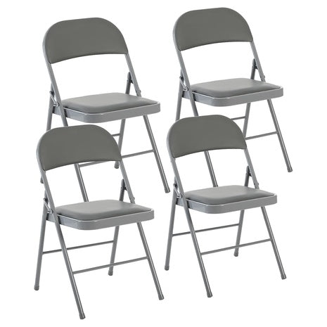 4-Pack Dumos Padded Folding Chairs