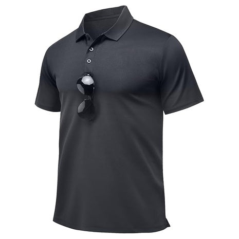 Men’s Quick-Dry Golf Polo Shirts (5 Colors)