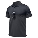 Men’s Quick-Dry Golf Polo Shirts (5 Colors)