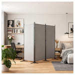6-Ft 3-Panel Folding Room Divider