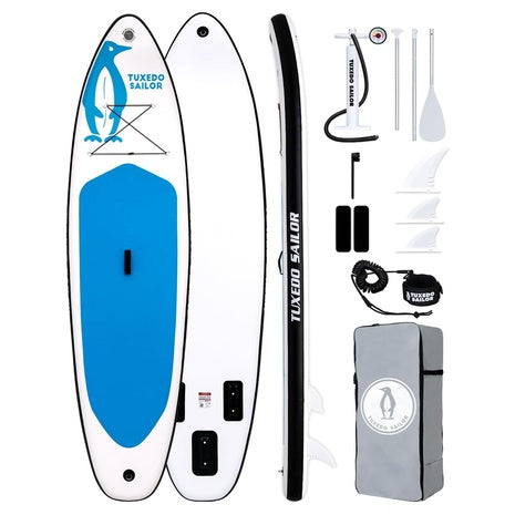 Tuxedo Sailor Inflatable Stand-Up Paddle Board With Accessories