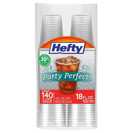140 Hefty 18oz Disposable Party Cups