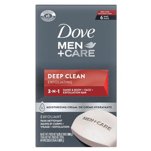 6 Dove Men Care 3-in-1 Deep Clean Bars