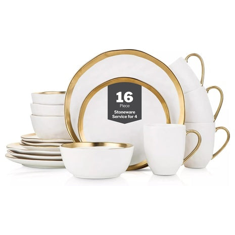 16-Piece Stone Lain Florian Dish Set