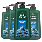 4 Big Pump Bottles Irish Spring Original Body Wash
