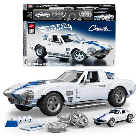 Mattel Hot Wheels Elite Corvette Grand Sport Building Set