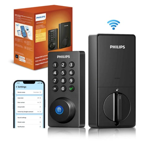 Philips Wi-Fi Smart Lock Keyless Entry Deadbolt Door Lock