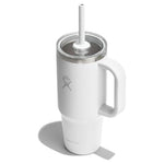 24oz Hydro Flask Insulated Travel Tumbler With Clear Lid & Straw (Various Colors)