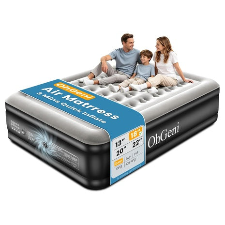 Queen Air Mattress with Built-In Pump