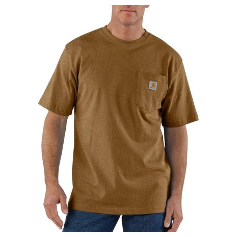 Carhartt Men's Loose Fit Heavyweight Short-Sleeve Pocket T-Shirt