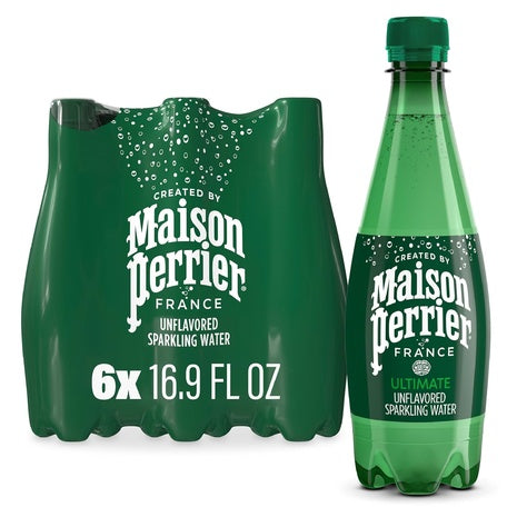 6 Maison Perrier Ultimate Sparkling Water Bottles (16.9oz)