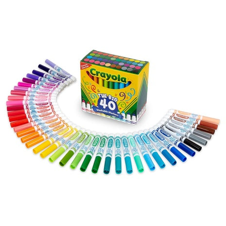 40 Crayola Ultra Clean Washable Markers