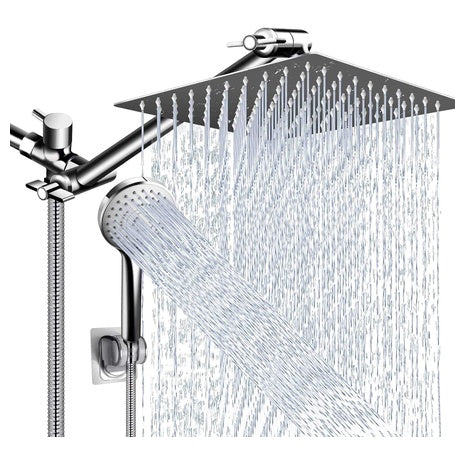 High Pressure Rain Shower Head With Handheld Spray