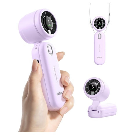 Diveblues 2000mAh Rechargeable Handheld Turbo Fan