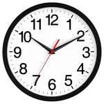 Rohioue 10" Silent Non Ticking Analog Modern Wall Clock