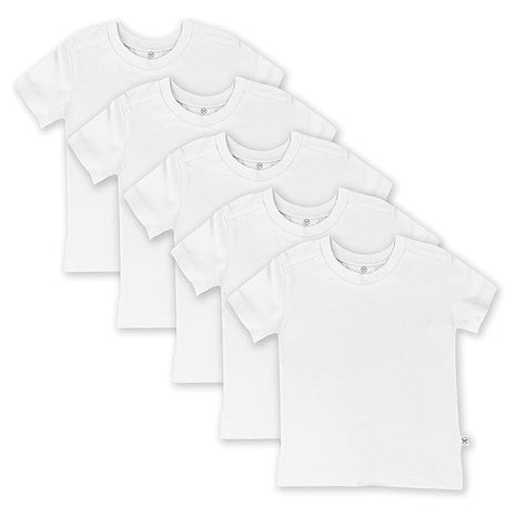 10-Pack HonestBaby Baby Toddler & Kids' Cotton Short Sleeve T-Shirts