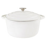 4.5 Qt Cast Iron Enamel Dutch Oven with Lid