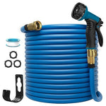 100 Foot Garden Hose with Multi-Function Spray Nozzle