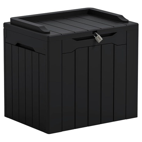 31-Gallon Greesum Lockable Outdoor Storage Box With Lid