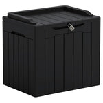 31-Gallon Greesum Lockable Outdoor Storage Box With Lid