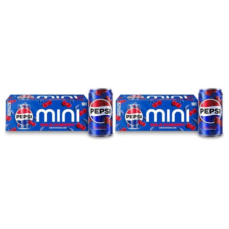 20 Pepsi Wild Cherry Soda Mini Cans
