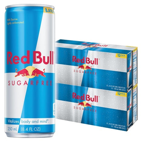24 Cans of Red Bull Sugar Free Energy Drink
