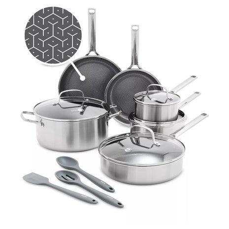 14-Piece GreenPan Apex Hybrid Ceramic Nonstick Cookware Set