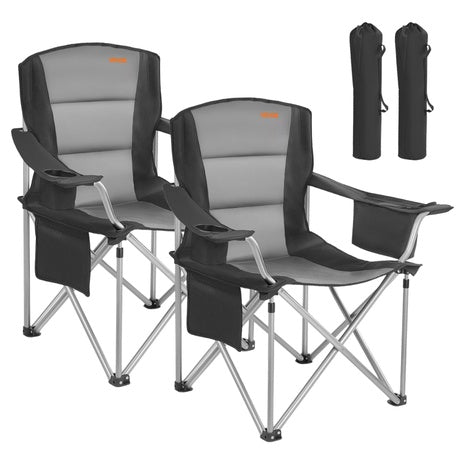 2-Pack 450 lbs Vevor Heavy Duty Oversized Camping Chairs