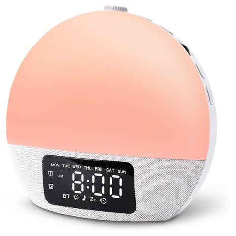 Sunrise Alarm Clock with White Noise & Bluetooth Speaker