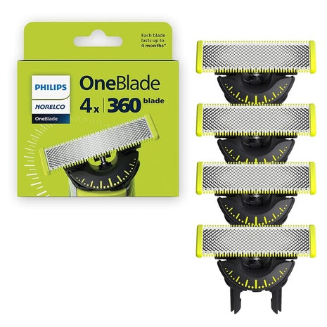 4-Count Philips Norelco OneBlade 360 Blades (QP440/80)