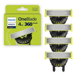 4-Count Philips Norelco OneBlade 360 Blades (QP440/80)