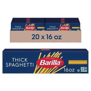 20-Boxes of Barilla Thick Spaghetti Pasta