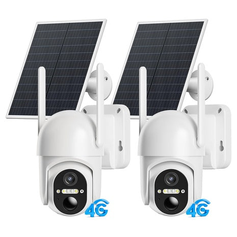 2 4G LTE Solar Security Cameras