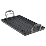 Anolon Advanced Home Hard Anodized Nonstick Double Burner Griddle With Roasting Rack