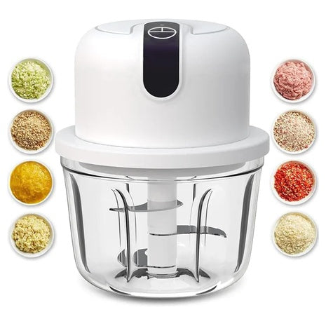 350ml Portable Electric Garlic Chopper and Food Processor